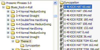 Drum Pattern Syncopation