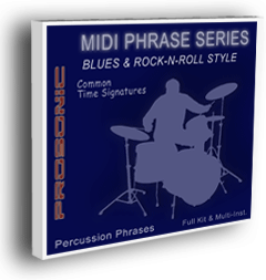 MIDI Phrase Series - Blues & Rock-n-Roll STYLE