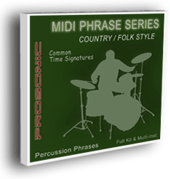 MIDI Phrase Series - Country & Folk STYLE