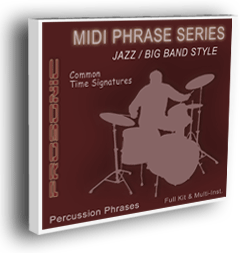 MIDI Phrase Series - Jazz & Big Band STYLE