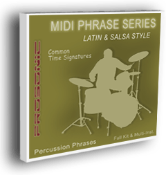MIDI Phrase Series - Latin & Salsa STYLE