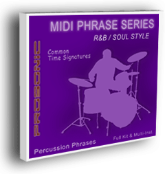 MIDI Phrase Series - R&B & Soul STYLE