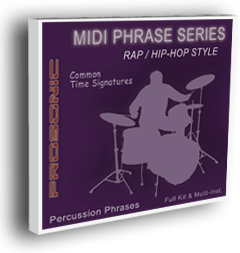 MIDI Phrase Series - Rap & Hip-Hop STYLE