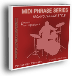 MIDI Phrase Series - Techno & House STYLE