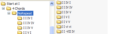midi chords phrase type folder